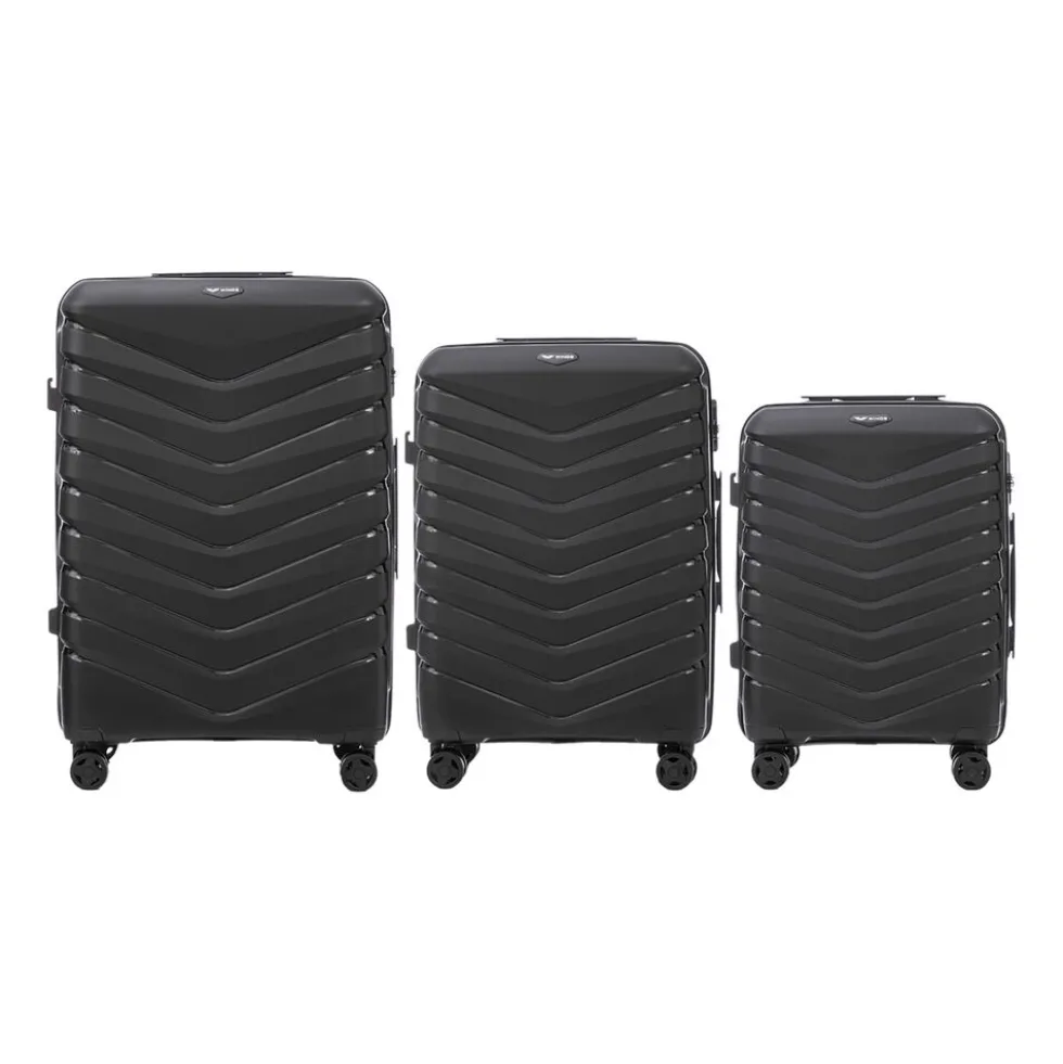 Zestaw walizek Wings Phoenix, 3 szt., czarne