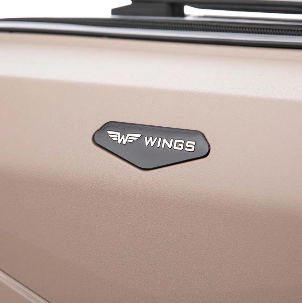 Zestaw walizek Wings Phoenix, 3 szt., szampańskie
