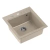 Zlewozmywak granitowy Root Chef Leo Box, beżowy, 50 x 52 x 20 cm