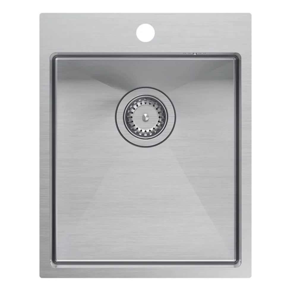 Zlewozmywak Root Chef Moon Mini, 40 x 50 x 20 cm, stalowy